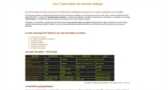 Desktop Screenshot of les-7-merveilles.gallica-web.com